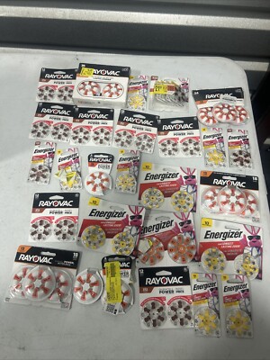 Rayovac, Energizer Hearing Aid Battery Huge Bulk Lot Open Box