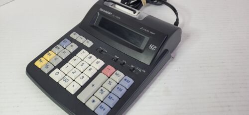 Sharp EL-1192BL Desktop Calculator 12 Digit Display 2 Color Printer