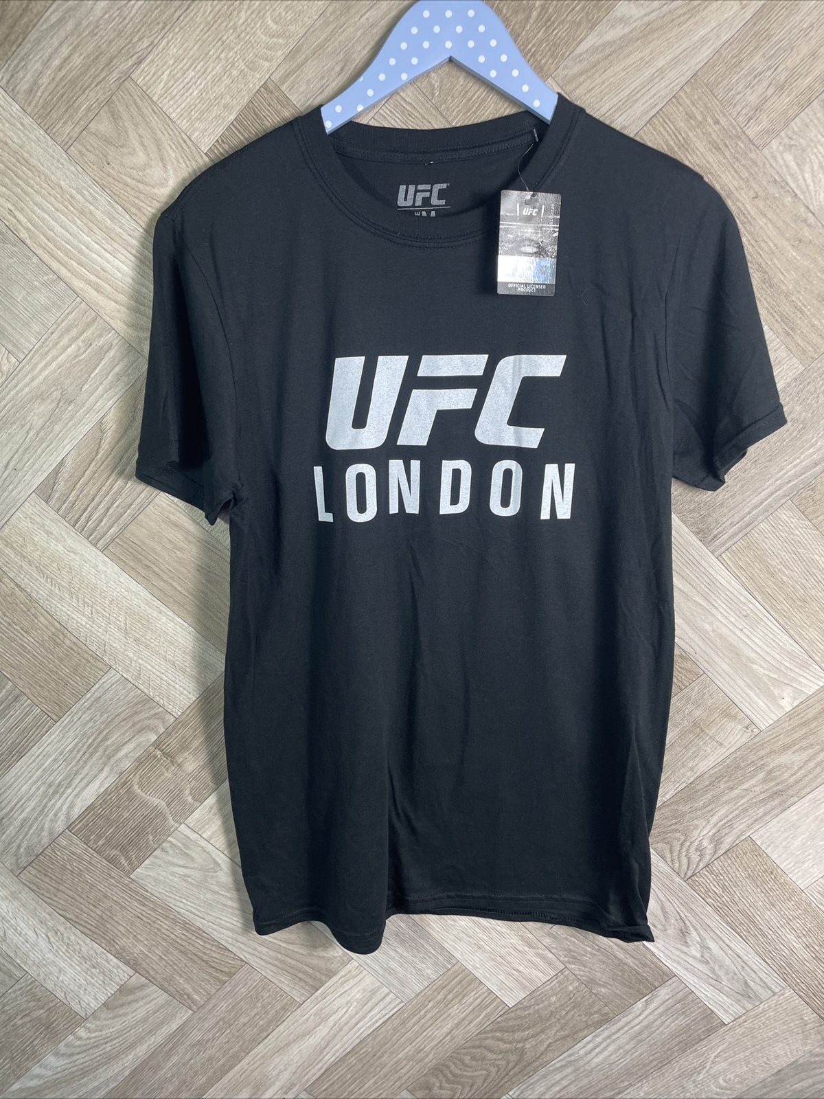 UFC London Woodley vs Edwards Mens Black Tee Medium BNWT