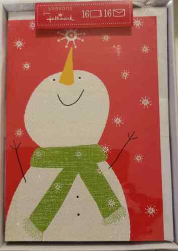  HALLMARK WEIHNACHTSKARTE MIT NACHRICHT IN BOX VON 16 (LOC TUBE E-4) - Bild 1 von 2