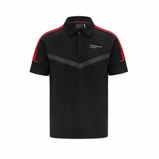 Porsche Motorsport Mens Fanwear Polo Shirt Black Porsche Motorsport Mens Fanwear Polo Shirt Black