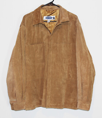 OLD NAVY ブラウン ジャケット Mサイズ Old Navy Honey Brown Suede Leather Full Zip Jacket Men's Medium | eBay