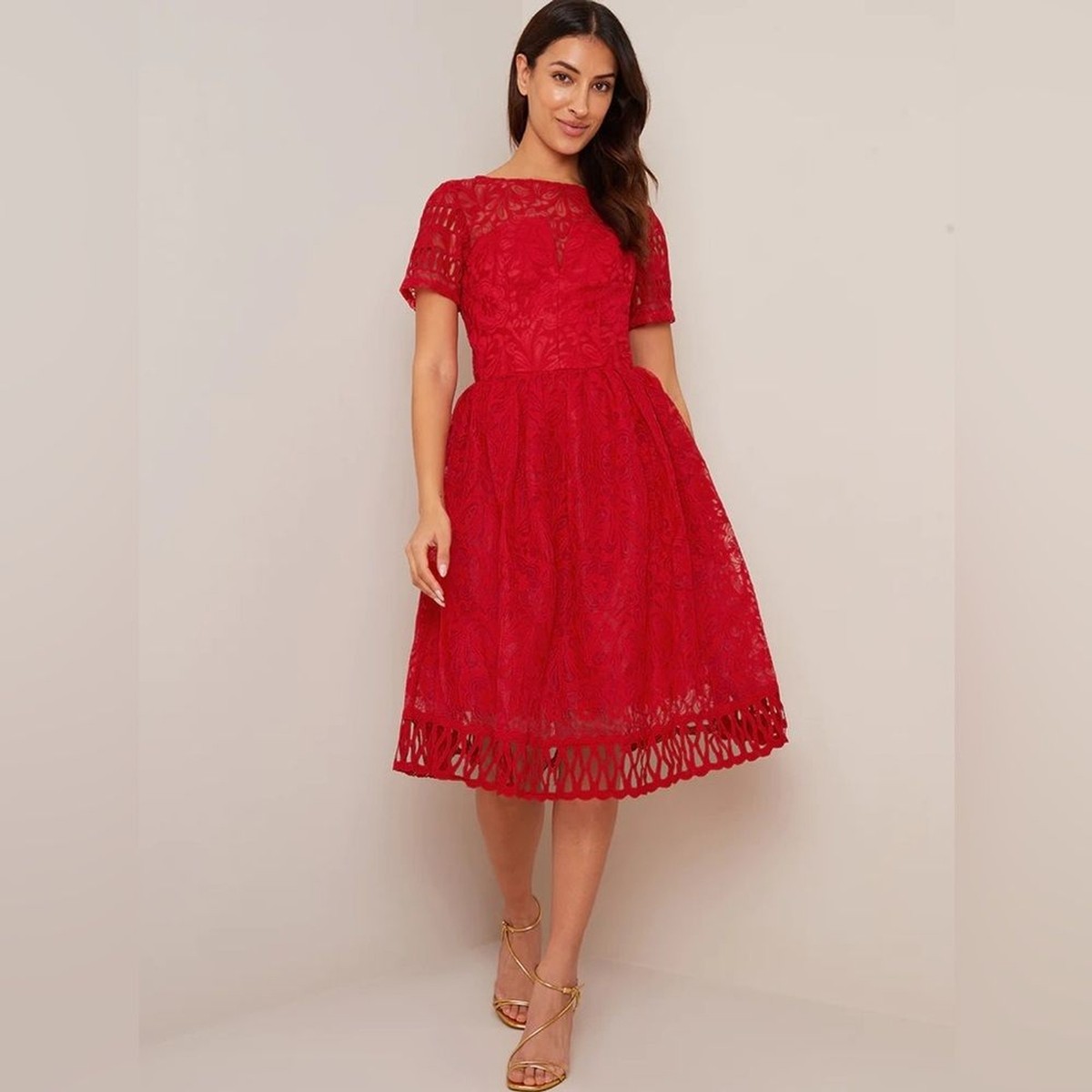 ワンピース the red thread S cutting lace dress ワンピース S cutting lace dress theredthread ワンピース
