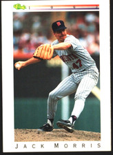 1992 Classic I Jack Morris #T66 Minnesota Twins Baseball Card