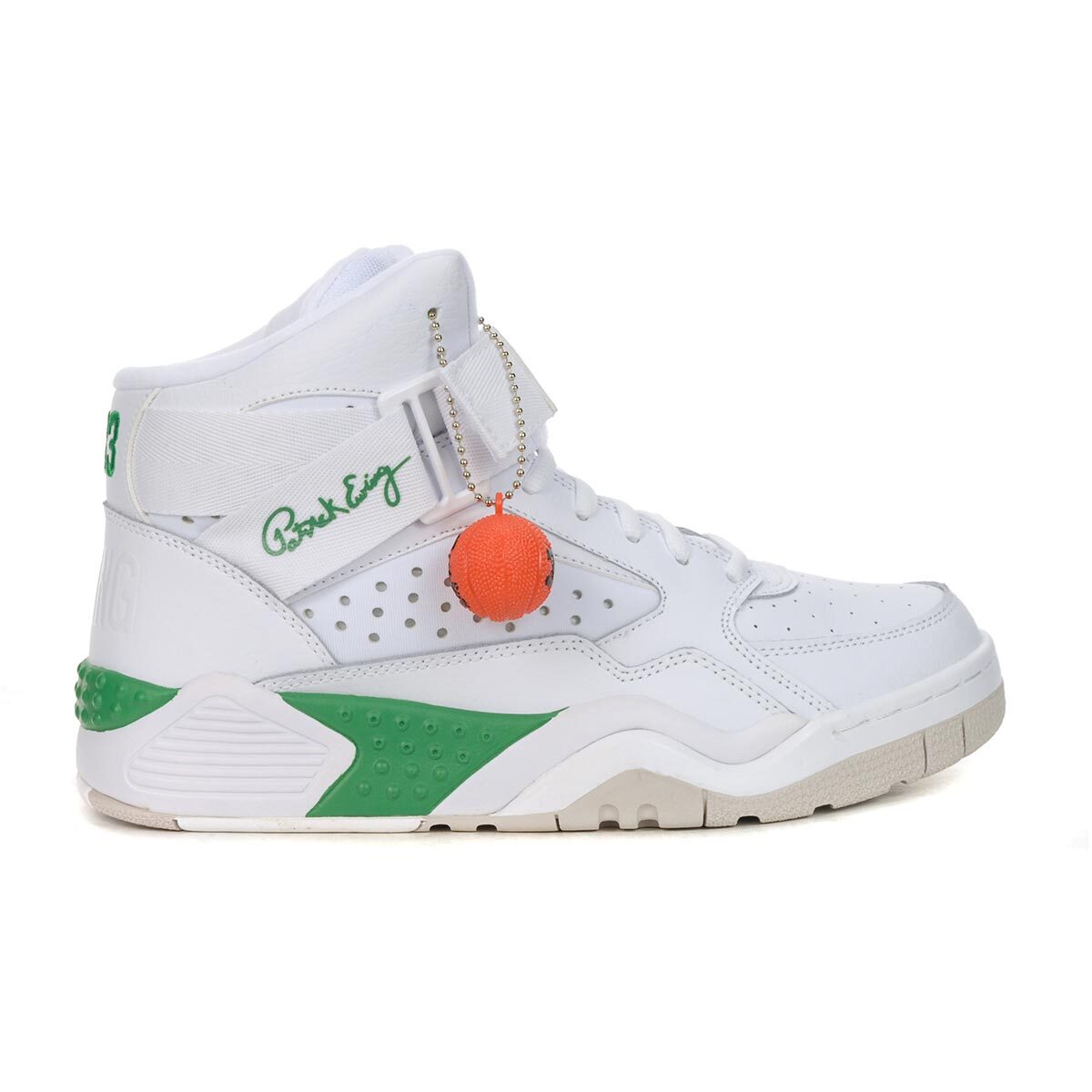 Patrick Ewing Focus White/Jelly Bean Green Basketball Shoes
