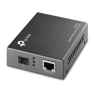 TP-Link MC220L Glasfaser Gigabit Ethernet Medien Konverter 1xRJ45 zu 1xSFP-Slot