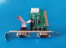 SYBA 2 Port DB9 RS-232 Serial PCI Controller Card SD-PCI15039