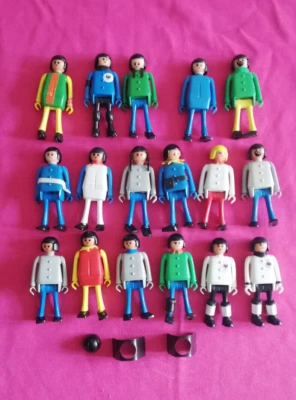Gros lot de figurines PLAY BIG / Vintage / Pas Playmobil - Photo 1/4