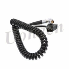 D-tap to Right Angle 6 Pin Female Spring Power Cable For Red Scarlet Epic Camera