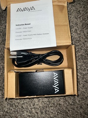 Genuine Avaya 1151B1 Power Supply 700227242 IP Phone 48V 400mA w/ Power Cord