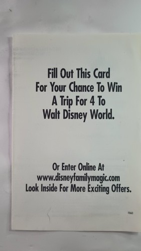 Toy Story 2 (VHS, Clam Shell, 3 Inserts) - Picture 8 of 9
