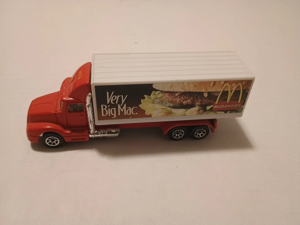 Camión semirremolque Mattel 1996 Hot Wheels McDonald's Very Big Mac de colección Foto 2 de 4