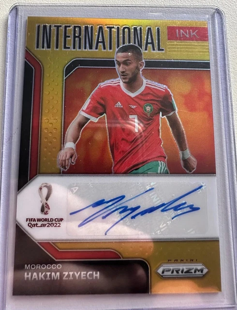 HAKIM ZIYECH 2022 Prizm FIFA World Cup Qatar International Auto Break Gold 02/10