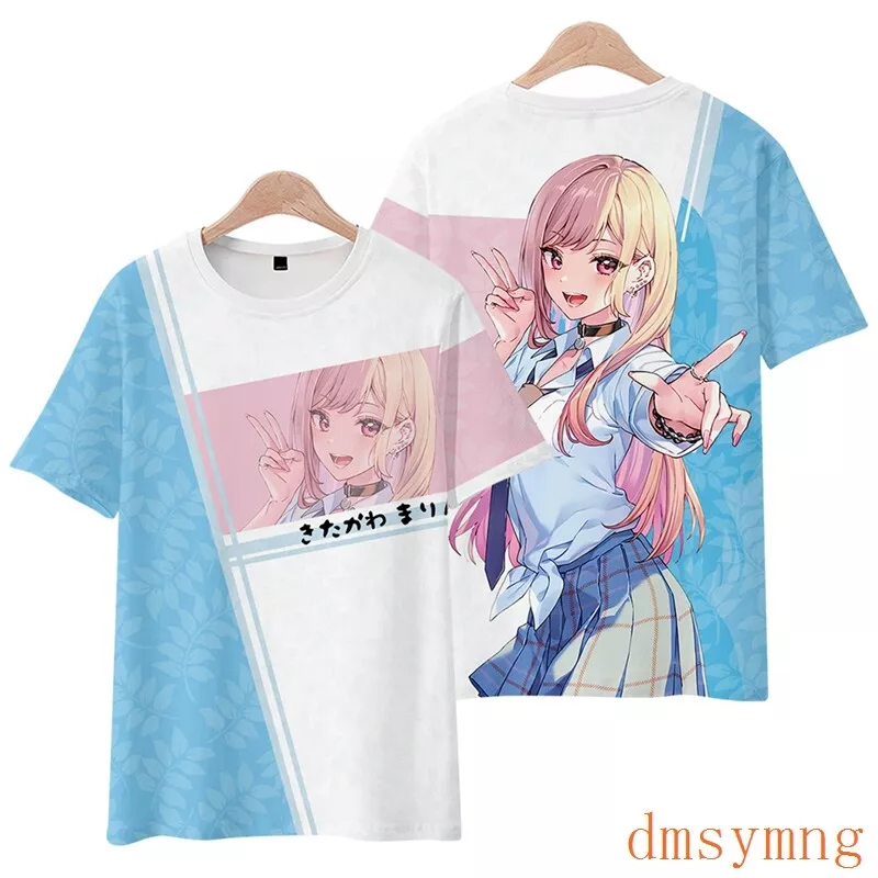 Sono Bisque Doll Wa Koi Wo Suru Anime Summer T-shirt Short Sleeves Tops Tee  Girl