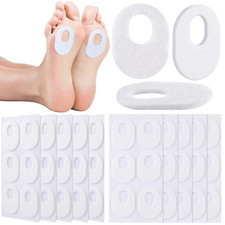 60 Pack Callus Pads Soft Felt Callus Oval Shape Corn Pads for Bottom of Foot ...