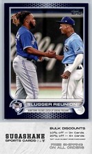 2022 Topps 329 Slugger Reunion Royal Blue  Rays Blue Jays  Baseball Card