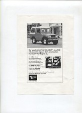 N°7934 / prospectus DAIHATSU 4x4  deutsch text