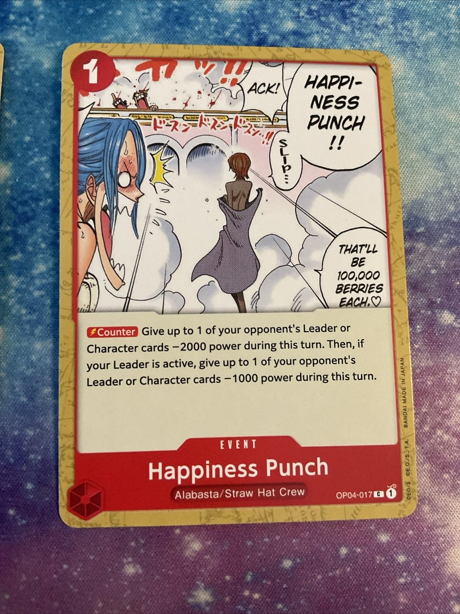 Happiness Punch - OP04-017 - C New OP-04 Kingdoms of Intrigue One