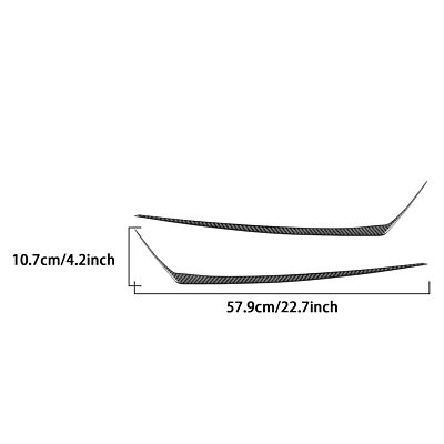 For Chevrolet Corvette C8 2020+ Genuine Carbon Fiber Rear Taillight Trim Bezel