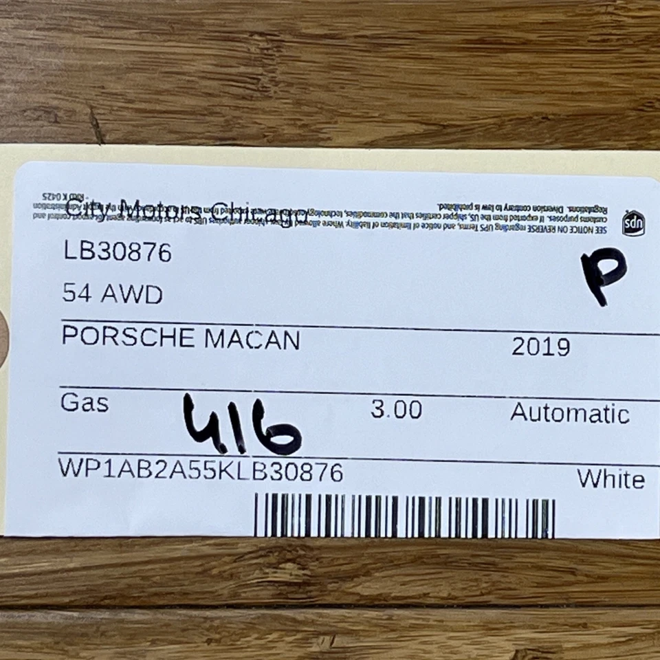 2015-2023 Porsche Macan Steering Wheel Multifunction With Shift Paddles OEM NOTE - Image 2 of 4