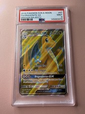 PSA 9 DRAGONITE GX 67 DRAGON MAJESTY SUN & MOON POKEMON  on eBay