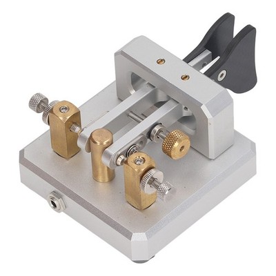 Morse Code Key Double Paddle Automatic CW Kurzwellen-Telegramm Tapper Für T AK