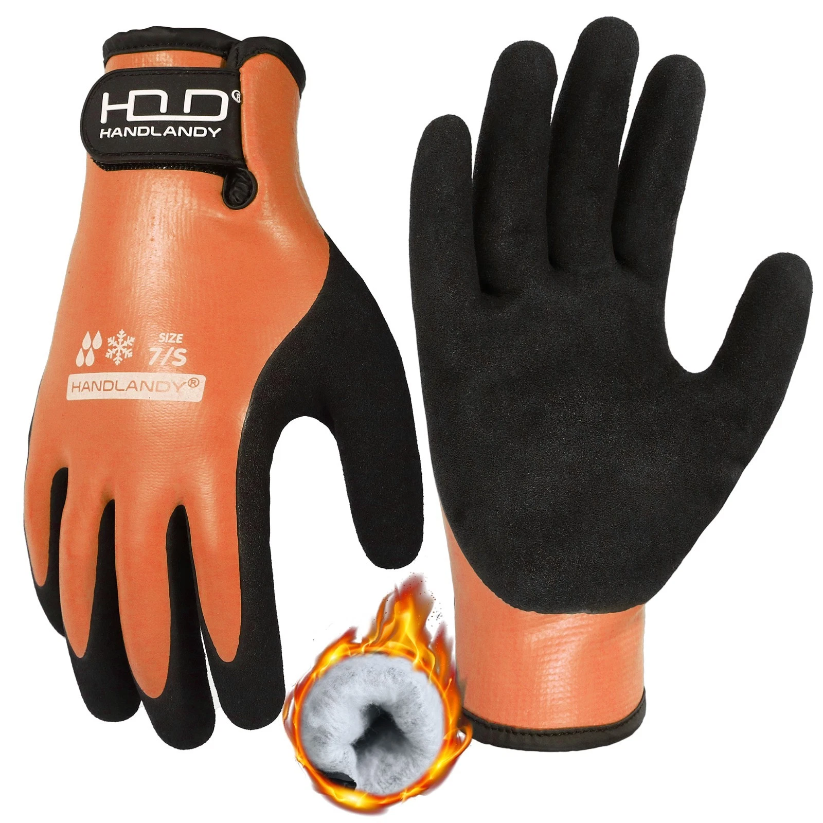 HANDLANDY 2 Pais Waterproof Work Gloves for Cold Weather
Opens in a new window or tab