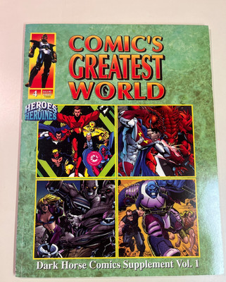 Heroes & Heroines #4 Comic's Greatest World Dark Horse Comics Supplement Vol. 1
