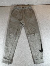 Nike Pants Mens Small Gray Joggers Sweatpants Dri Fit Therma Soccer Gym Training