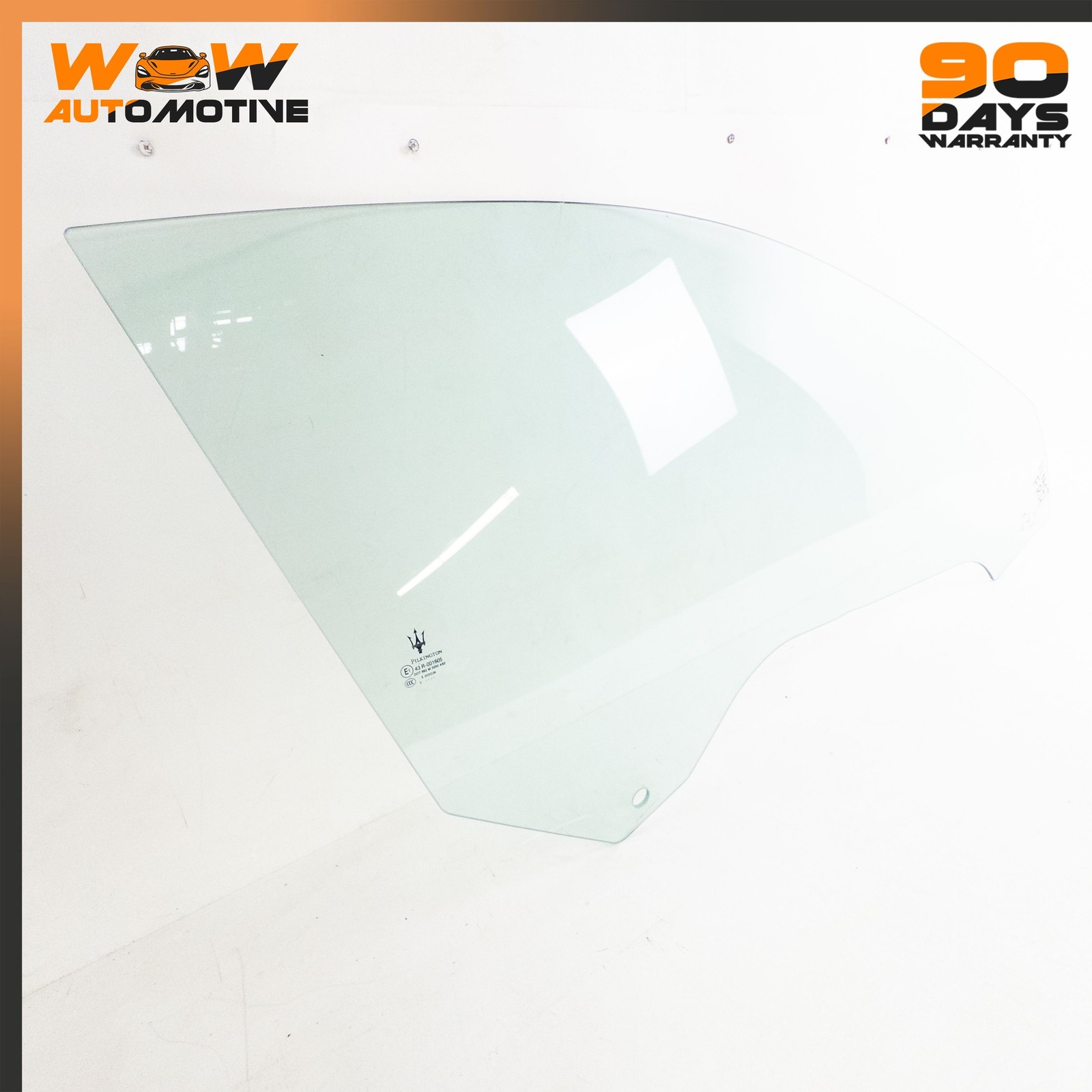 08-19 MASERATI GRANTURISMO FRONT RIGHT PASSENGER SIDE DOOR GLASS WINDOW OEM