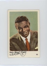 1958 Dutch Gum Seriebilder Serie T Nat King Cole #93 0i4g