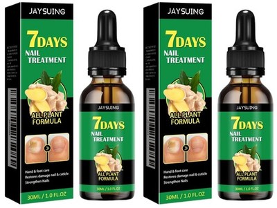 7-Day Toenail Fungus Treatment 2 Pack Extra Repair for Damaged Discolored Nails
