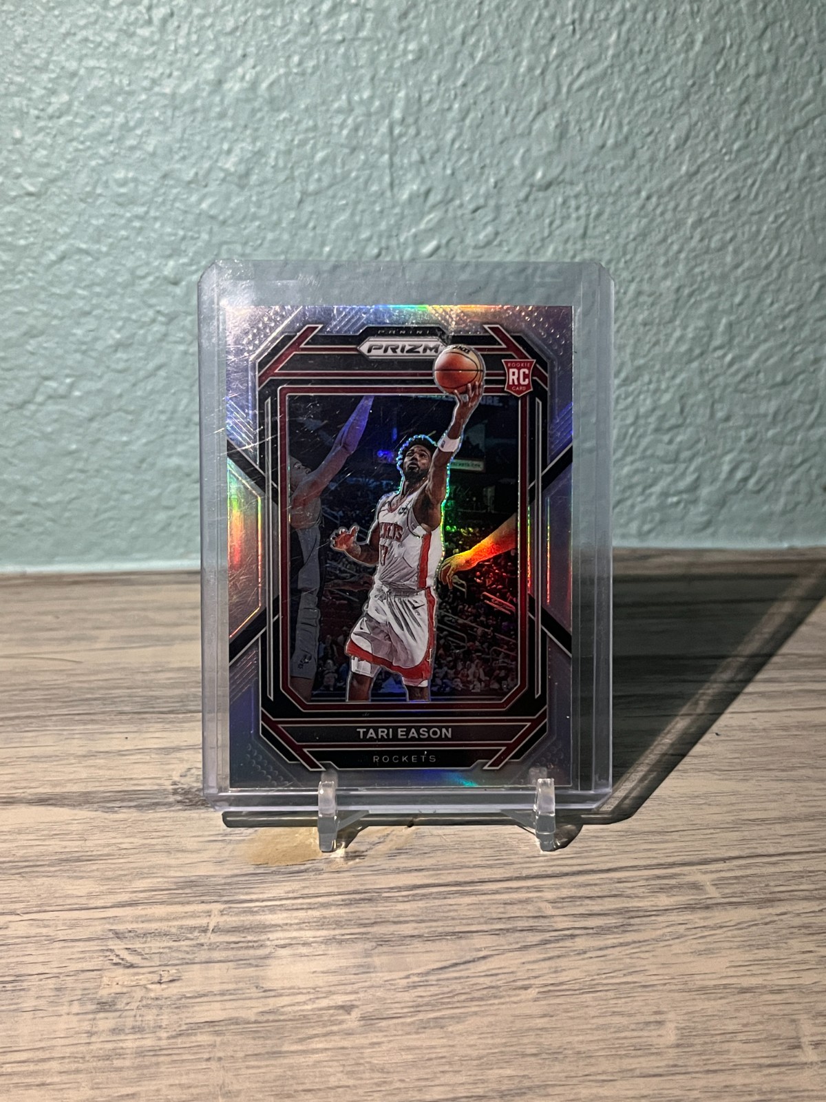 2022-23 Panini Prizm - Tari Eason #258 Silver Prizm (RC)-ROCKETS!!