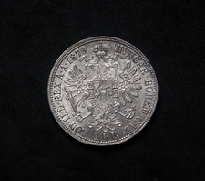Austria Florin 1879 EF Detalis Light Scratches