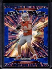 2025 Panini Prizm Draft Picks- Brilliance- Will Howard #23- Blue Ice /149 (RC)