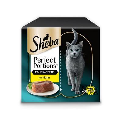 Perfect PORTIONS Pastete für Katzen mit Huhn 8 x 3 x 2 x 37.5g