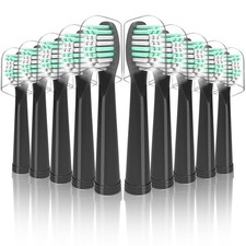 Compatible with Rtauys M5 Electric Toothbrush 1 Count Pack of 10 , Black