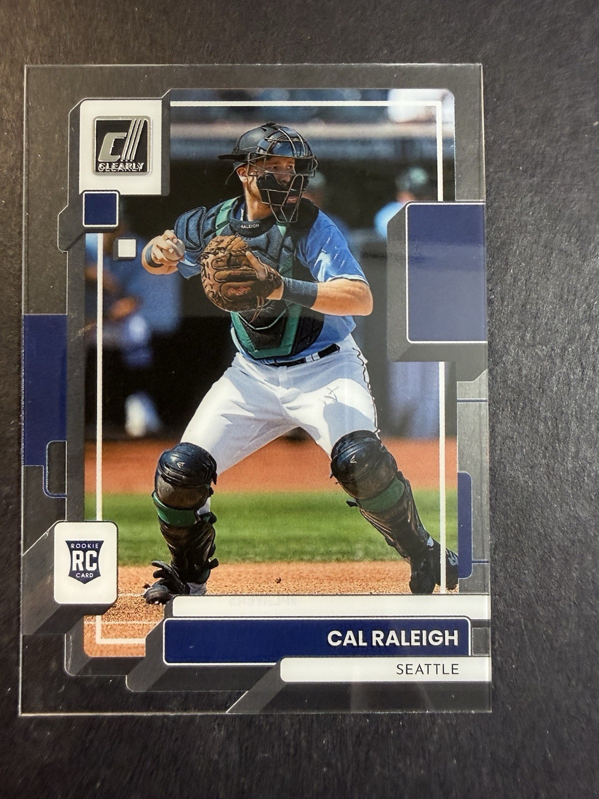 2022 Panini Chronicles - Clearly Donruss Cal Raleigh #4 (RC)