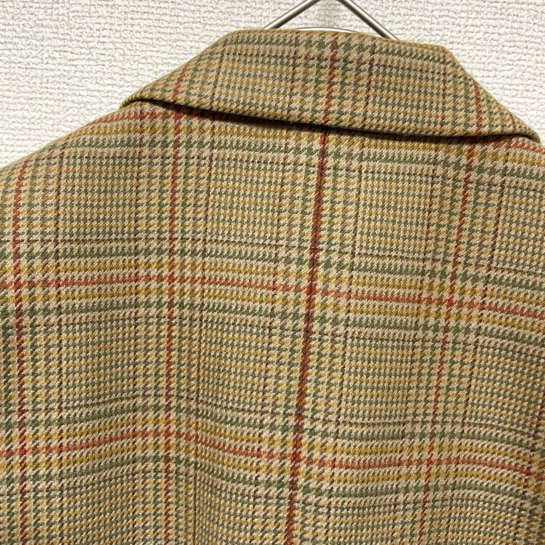 BURBERRY Houndstooth pattern wool Jacket Blouson … - image 10