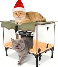 Indestructible Heated Cat House for Outside Winter