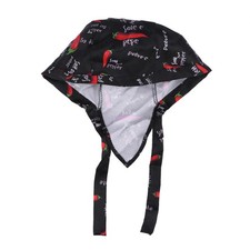 Chefs Hat Costume Hair Loose for Kitchen Bandana Skull Cap Ribbon