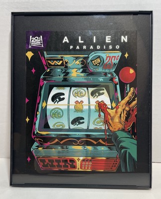Alien Paradiso #5 Comic Wall Art Framed 8'' X 10''