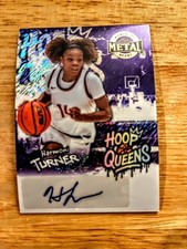2025 LEAF METAL WOMEN OF SPORT HARMONI TURNER PURPLE HOOP QUEENS SIGNED QA-HTI