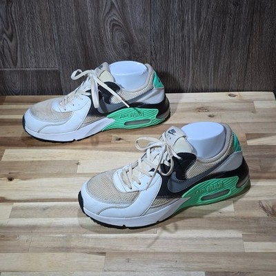 Nike Air Max Excee White Green Glow Running Shoes DM8346-100 Women's Size 10