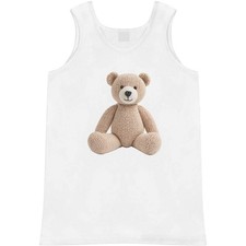 'Knitted Style Bear' Adult Vest / Tank Top AV062674 