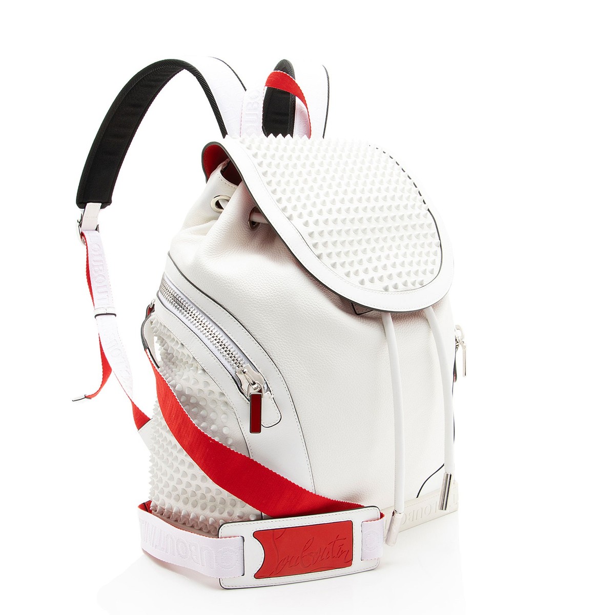 Christian Louboutin Leather Spiked Explorafunk Backpack | eBay