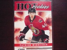 2011-12 Score Hot Rookies Patrick Wiercioch Ottawa Senators #528