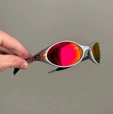 oakley eye jacket flames vintage sunglasses polarized