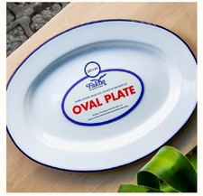 New Vintage - Falcon Enamel Oblong Pie Oven Dishes Roasters Serving Platters