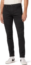 NWT Hudson Banks Slim Fit Biker Jeans Black (LRR) Men's Size 34